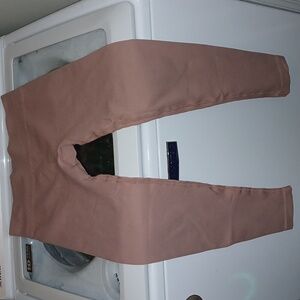 OFFLINE By Aerie The Hugger Hi-Rise Long Legging Size medium Coral Ribbed